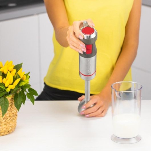 Batidora de inmersión Zelmer ZHB4650 VARIO 1400 W metálico rojo 0,7 L