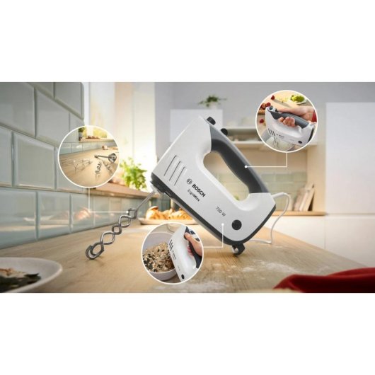 Frullatore a mano Bosch MFQ37490 750W 5 Velocità Turbo con Ciotola 3L