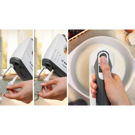 Frullatore a mano Bosch MFQ37490 750W 5 Velocità Turbo con Ciotola 3L