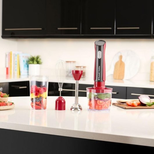 Batidora de vaso portátil Russell Hobbs 27140-56 1 L 500 W negro rojo