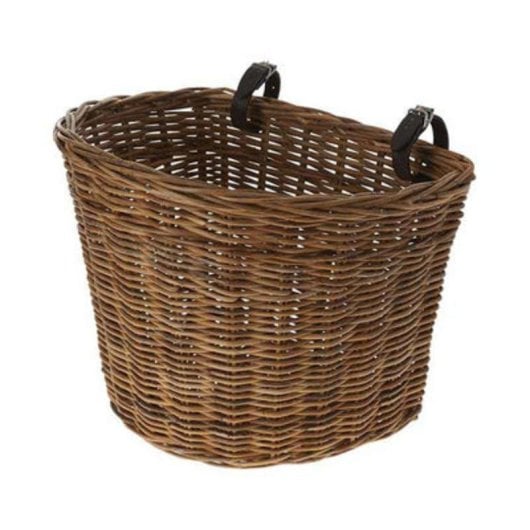 Cesta para bicicleta Basil Darcy L Ratán Marrón 35 L