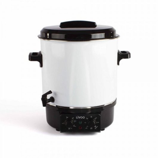 Esterilisateur biberons LIVOO DOM334 1800W métalique noir et blanc