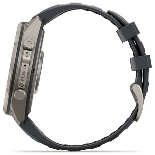 Garmin fēnix 9 Pro inReach LTE 47mm Titanio con correa de silicona en gris