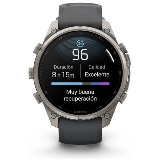 Garmin fēnix 9 Pro inReach LTE 47mm Titanio con correa de silicona en gris