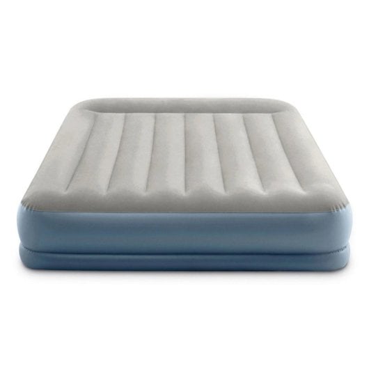 Matelas gonflable double Intex DuraBeam Pillow Rest Mid-Rise avec pompe intégrée