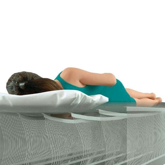 Matelas gonflable double Intex DuraBeam Pillow Rest Mid-Rise avec pompe intégrée