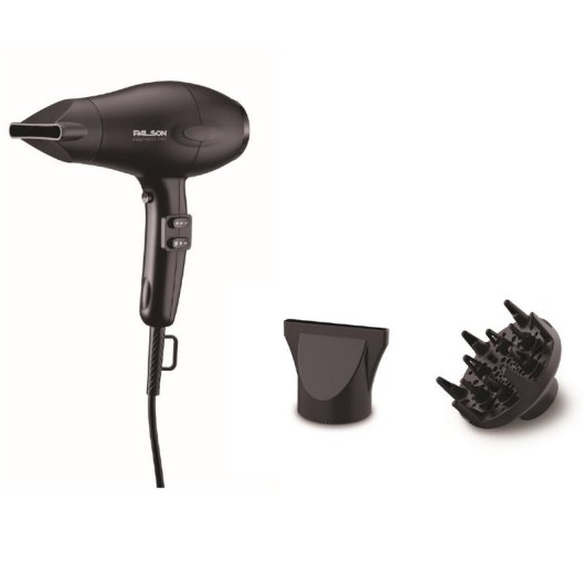 Phon Professionale Ionico Palson 30096 2200W 3 Temperature 2 Velocità Diffusore Nero
