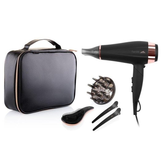 Secador de Pelo Iónico ETA ETA732090020 2200W 3 Temperaturas 2 Velocidades Accesorios Negro