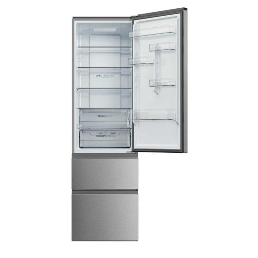 Frigorífico Combi Haier HTR3620ANMG No Frost 186cm 360L A Inox