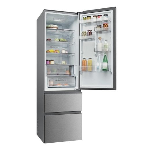 Frigorífico Combi Haier HTR3620ANMG No Frost 186cm 360L A Inox