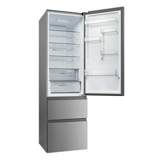 Frigorífico Combi Haier HTR3620ANMG No Frost 186cm 360L A Inox