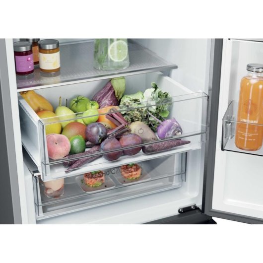 Frigorífico Combi Haier HTR3620ANMG No Frost 186cm 360L A Inox