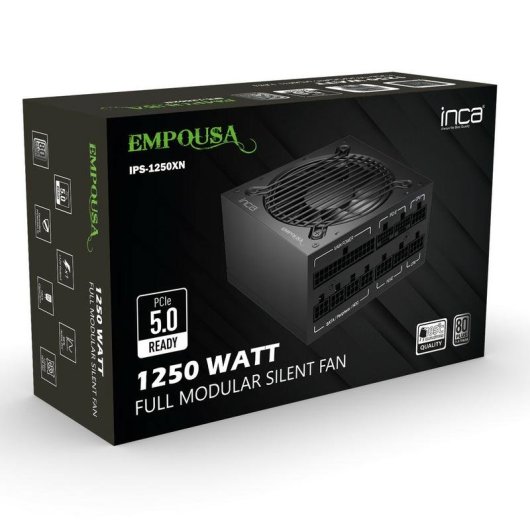 Fuente de Alimentación INCA IPS-1250XN 1250W Certificación 80 PLUS Platinum negro