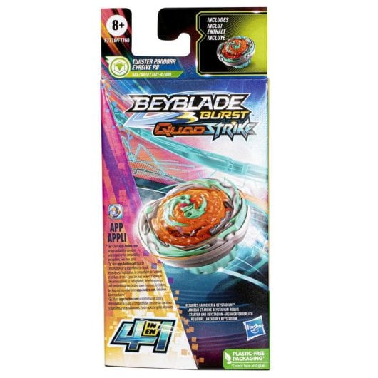 Toupie de combat Hasbro Beyblade Burst QuadStrike Couleurs assorties 8+