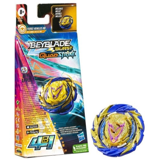 Toupie de combat Hasbro Beyblade Burst QuadStrike Couleurs assorties 8+