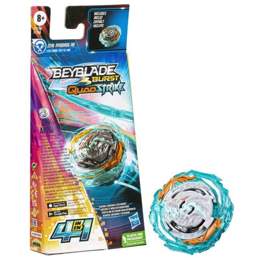 Toupie de combat Hasbro Beyblade Burst QuadStrike Couleurs assorties 8+