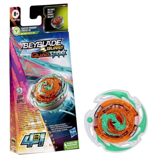 Toupie de combat Hasbro Beyblade Burst QuadStrike Couleurs assorties 8+
