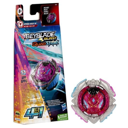 Toupie de combat Hasbro Beyblade Burst QuadStrike Couleurs assorties 8+