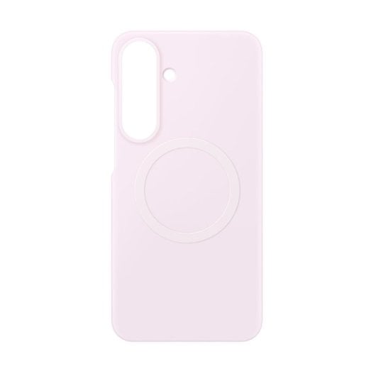 Capa Samsung Silicone Magnet Rosa para Galaxy S26 FE com carregamento sem fios