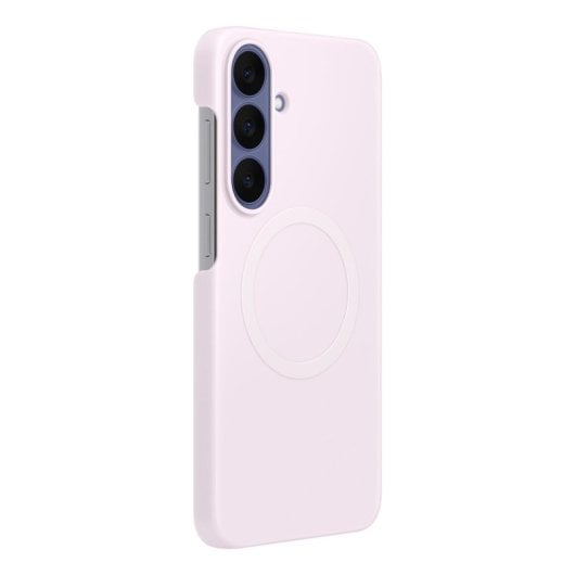 Capa Samsung Silicone Magnet Rosa para Galaxy S26 FE com carregamento sem fios