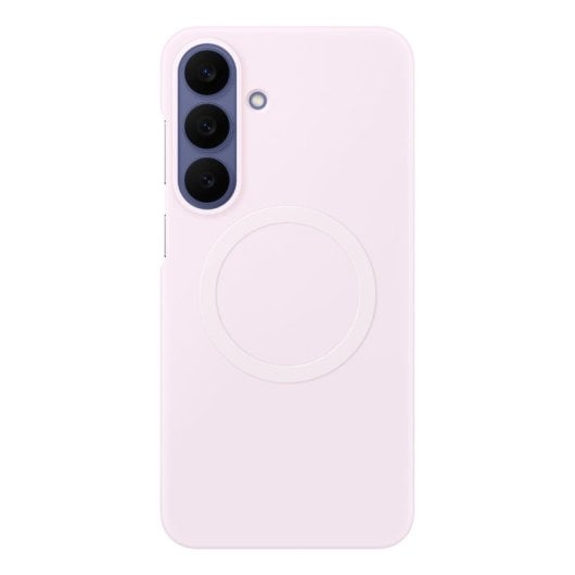 Capa Samsung Silicone Magnet Rosa para Galaxy S26 FE com carregamento sem fios