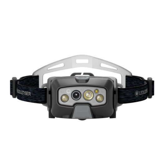 Linterna Ledlenser HF8R Core inlámbrica negra con LED y cinta cabeza