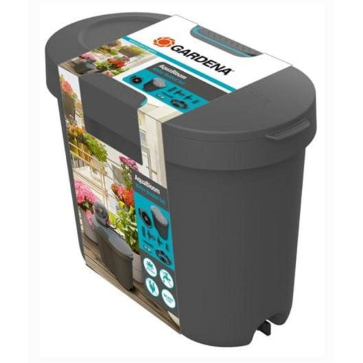 Depósito de agua GARDENA Quick&Easy 10,5 litros gris