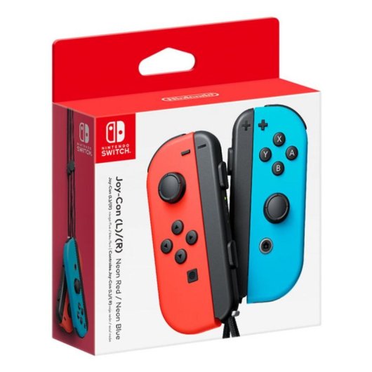 Manette Joy-Con officiel Nintendo L/R Neon Red/Blue