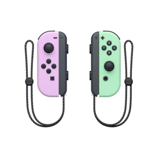 Mando Nintendo Joy-Con Set Violeta Pastel y Verde Claro para Switch
