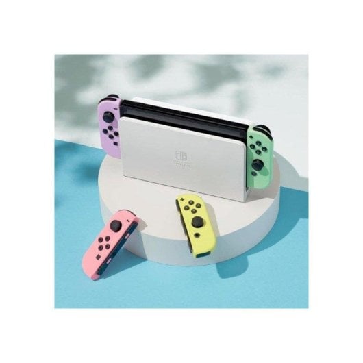 Mando Nintendo Joy-Con Set Violeta Pastel y Verde Claro para Switch