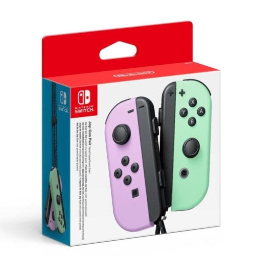 Mando Nintendo Joy-Con Set Violeta Pastel y Verde Claro para Switch