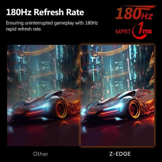 Monitor PC Z-Edge UG24 24" FullHD 180Hz VA Curvo FreeSync 1ms HDR10