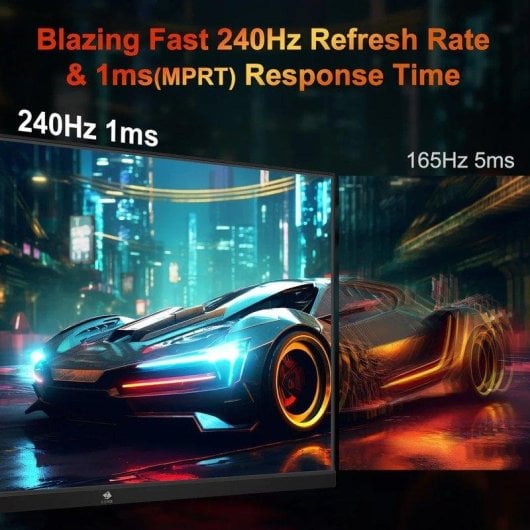 Monitor Z-Edge UG25I 24,5" FullHD 240Hz VA FreeSync Sin Marcos 1ms