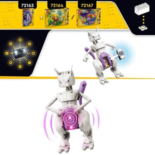 LEGO Pokémon Smart Play Mewtwo Lab Escape 72163 605 pièces