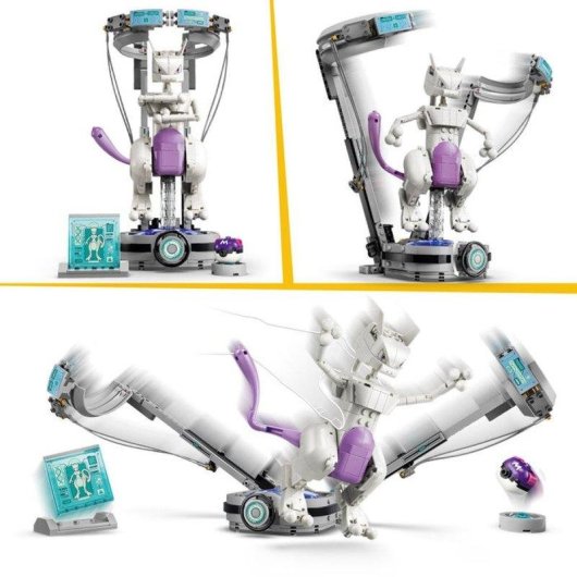 LEGO Pokémon Smart Play Mewtwo Lab Escape 72163 605 pièces