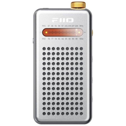 Radio FM Portátil FiiO RR13 DAC USB Amplificador Auriculares Plata