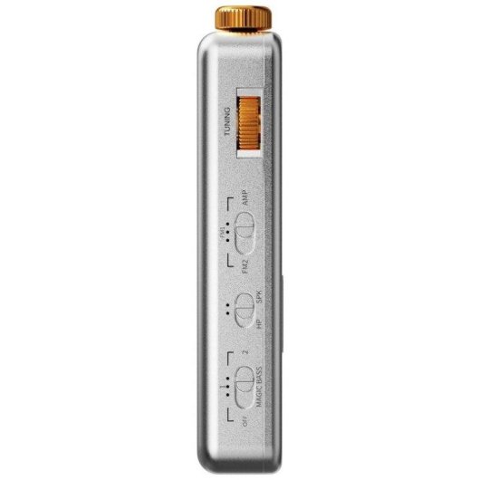 Radio FM Portátil FiiO RR13 DAC USB Amplificador Auriculares Plata