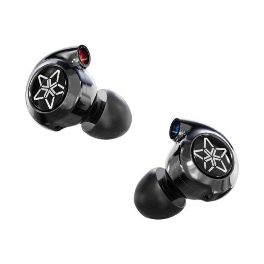 FiiO FH11 Hybrid In-Ear Kopfhörer Hi-Res Sound mit abnehmbarem Kabel Schwarz