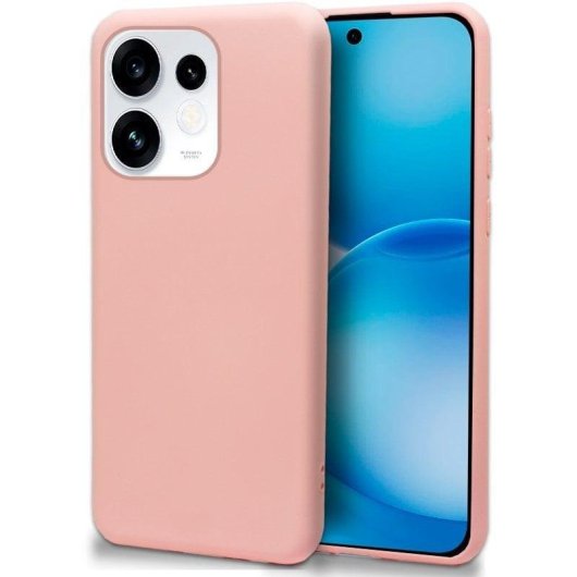 Funda para móvil Cool Silicona Flexible Rosa para OPPO Reno16 5G y Reno16 Pro 5G