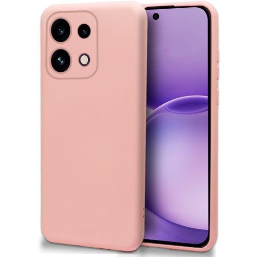 Funda para móvil Cool silicona flexible rosa para OPPO Reno16 F 5G y Reno16 FS 5G