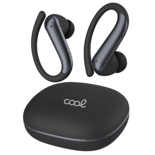 Auriculares Cool Gym inalámbricos Bluetooth deportivos con ANC, ENC y powerbank negro