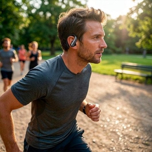 Auriculares Cool Gym inalámbricos Bluetooth deportivos con ANC, ENC y powerbank negro
