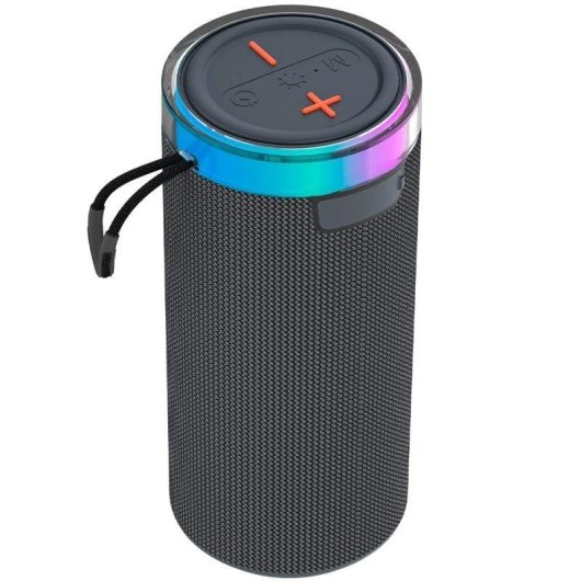 Altavoces Cool Portátil Bluetooth 10W con Micro SD, Radio FM y luces RGB