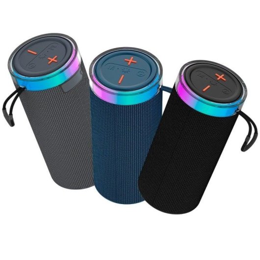 Altavoces Cool Oporto Bluetooth 10W con Micro SD, Radio FM y luces RGB