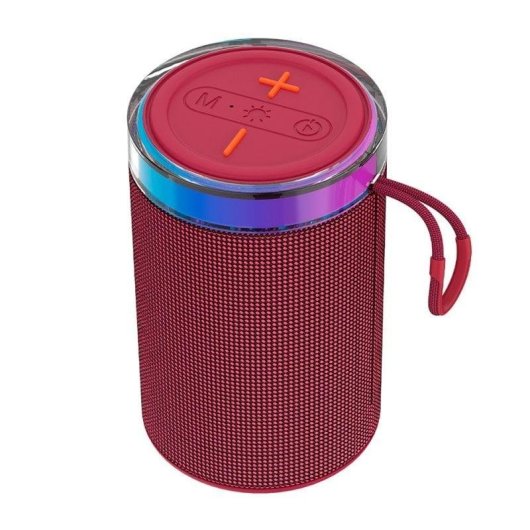 Colunas Bluetooth Cool Habana TWS 5W com LED RGB, Rádio FM, Micro SD e base antiderrapante