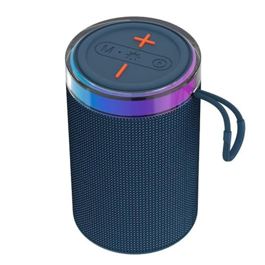 Coluna Bluetooth Cool Habana TWS 5W com Micro SD, Rádio FM e LED RGB