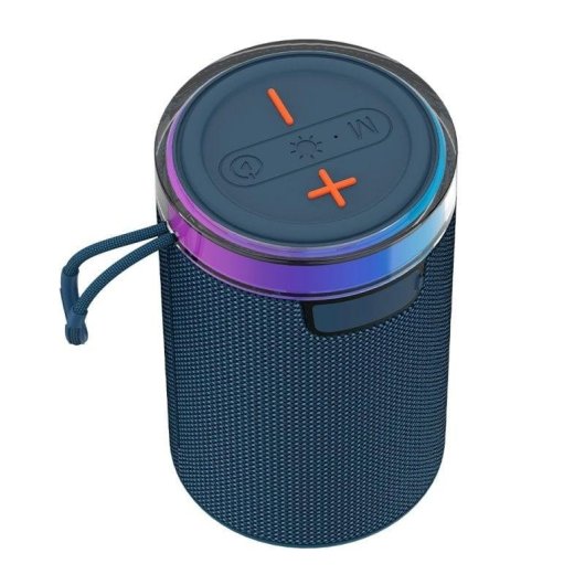 Coluna Bluetooth Cool Habana TWS 5W com Micro SD, Rádio FM e LED RGB