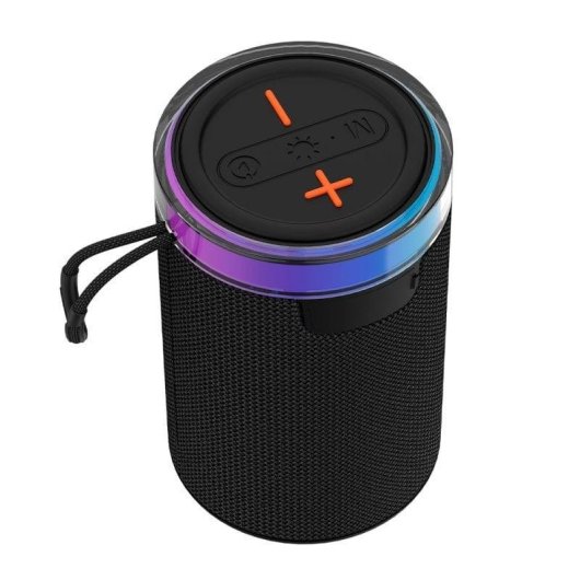Colunas Bluetooth Cool Habana TWS 5W com Micro SD, Rádio FM e LED RGB