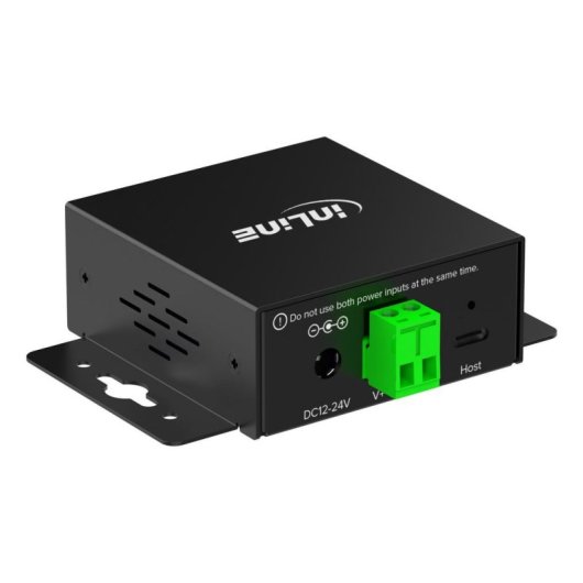 Hub InLine 4 porte 5 Gb/s USB 3.2 Gen 1 modello 35396H metallo nero