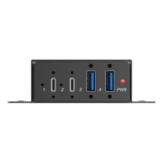 Hub InLine 4 porte 5 Gb/s USB 3.2 Gen 1 modello 35396H metallo nero